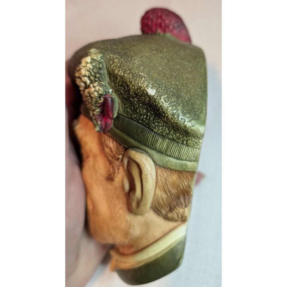 Vintage Bossons Chalkware Head 1969 JOCK Wall Hanging Sculpture Made in England - Picture 4 of 16